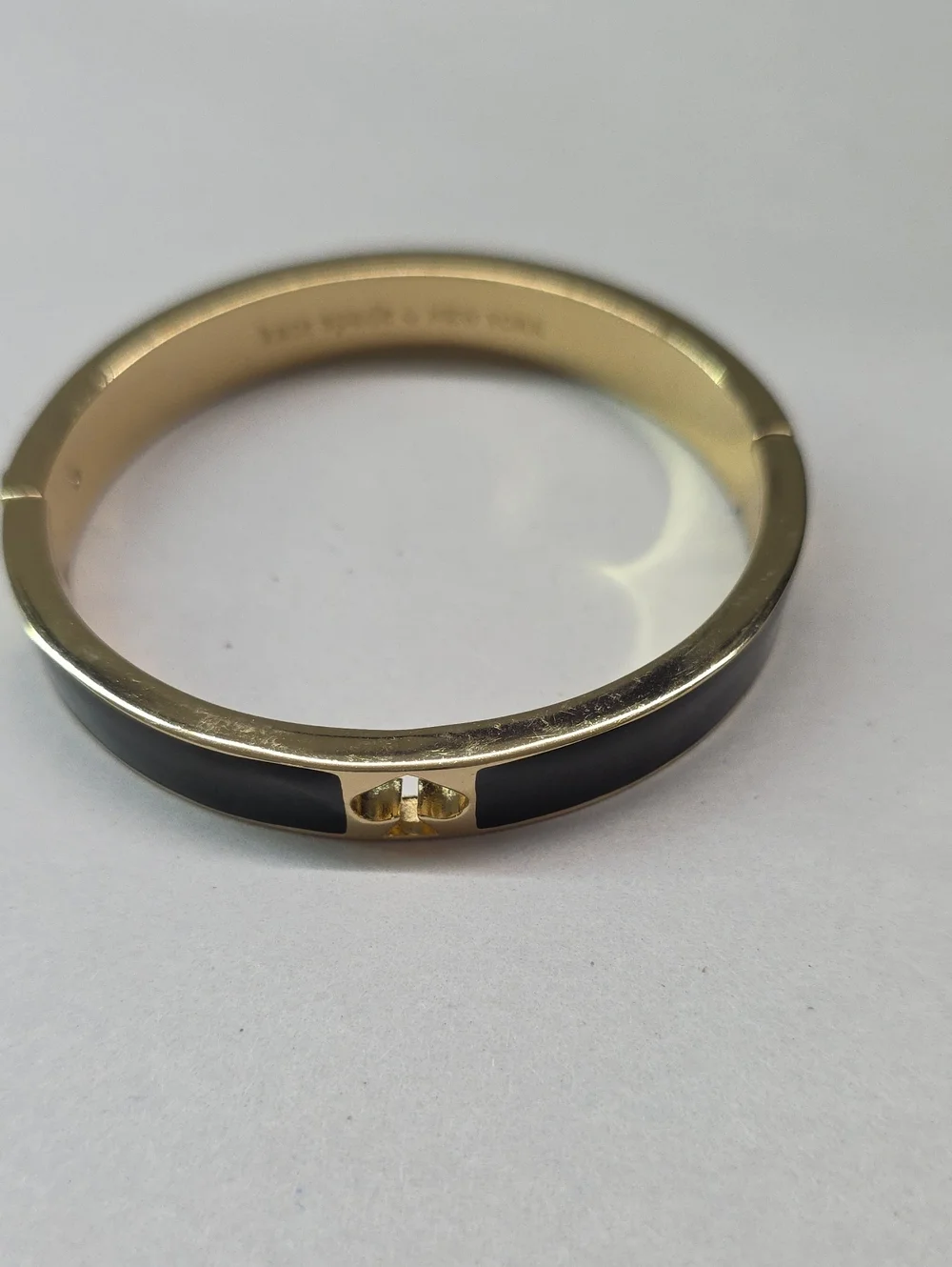 Kate Spade Hole Punch Spade Hinge Bangle